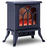 Los mejores  - NEWTECK Chimenea Eléctrica Classic Flame- Calefactor Cerámico Termoventilador Llama Decorativa- Chimenea portátil…